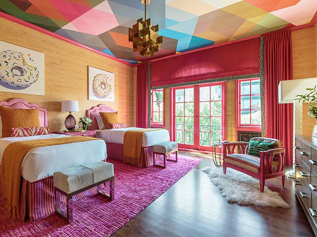 phòng ngủ phong cách màu sắc
